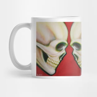 "Mirrored Skulls" Mug